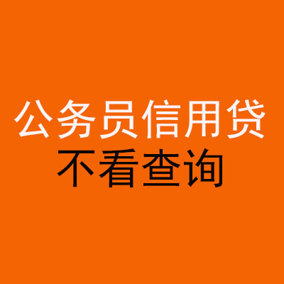 湛河公务员信用贷款